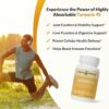 Etiqueta suplemento Natural Wellness cúrcuma 95