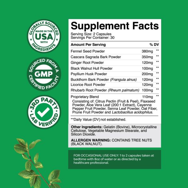 Etiqueta suplemento Natures Craft D Mannose y arándano