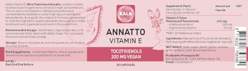 Version 1.0.0 Etiqueta suplemento Procapsin Kala Annatto Vitamina E