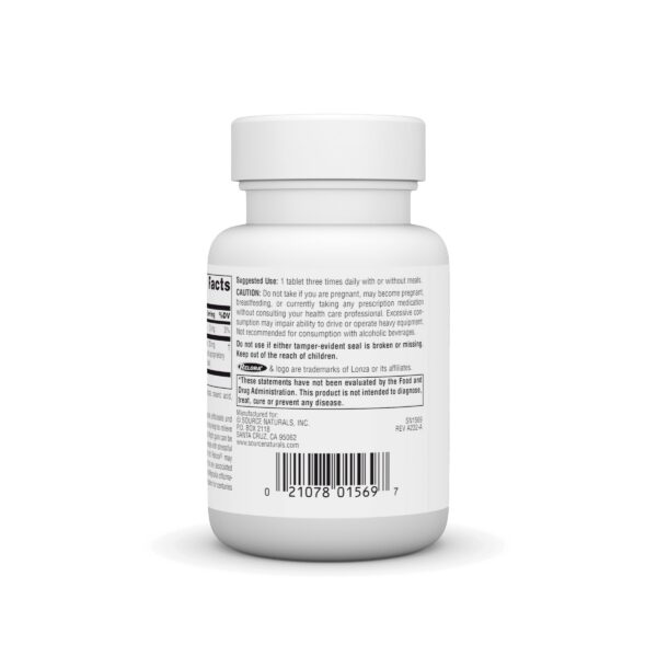 Etiqueta suplemento Relora Source Naturals bienestar emocional