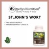 Etiqueta suplemento Remedy's Nutrition hierba de san juan 1000 mg