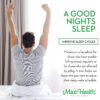 Etiqueta suplemento sueño Maxi Health Sleep-O-Max ingredientes naturales
