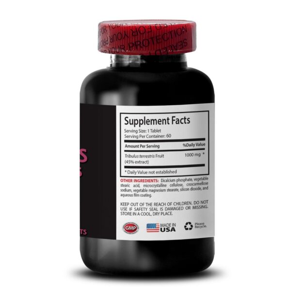 Suplemeto Tribulus Terrestris cápsulas para bienestar integral