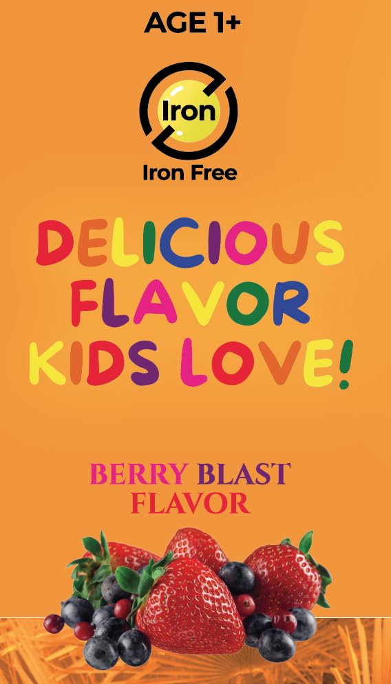 Etiqueta suplemento Tropical Oasis multivitaminas para niños