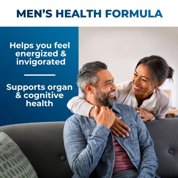 Version 1.0.0 Etiqueta de suplemento Ultimate Male Optimization mostrando ingredientes