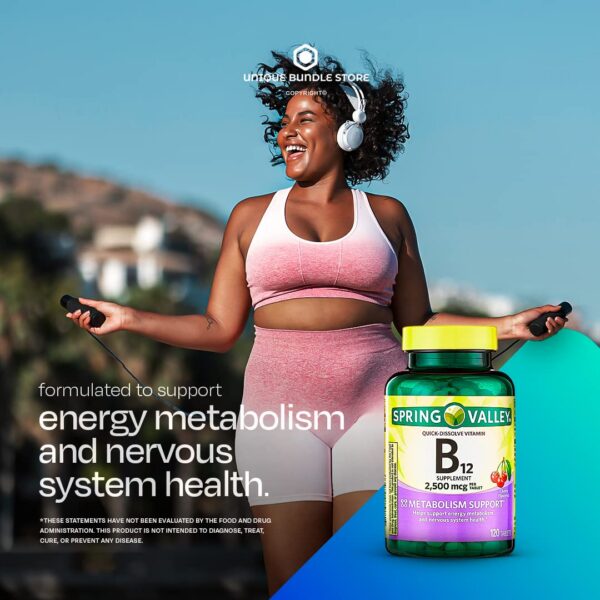 Suplemento de vitamina B12 con sabor cereza