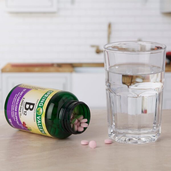 Etiqueta suplemento vitamina B12 Spring Valley