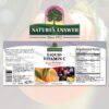Version 1.0.0 Etiqueta suplemento vitamina C líquida Nature's Answer