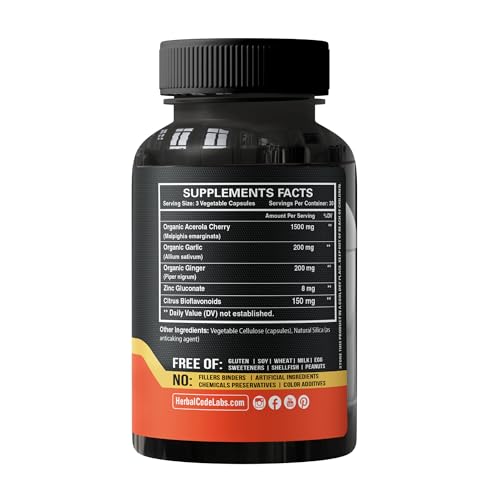 detalle etiqueta suplemento vitamina c organica acerola