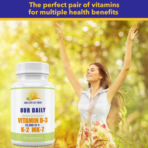 Etiqueta suplemento vitamina d3 k2 Daily Vites