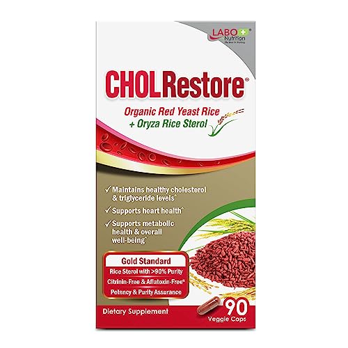 Etiqueta suplemento CHOLRestore para niveles saludables de colesterol