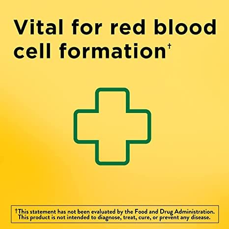 Etiqueta de tableta Nature Made Hierro 65 mg