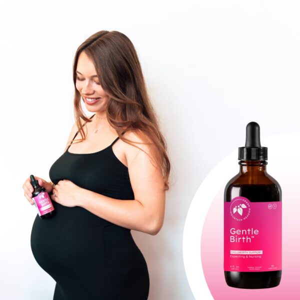 Version 1.0.0 Etiqueta trasera extracto Gentle Birth apoyo parto