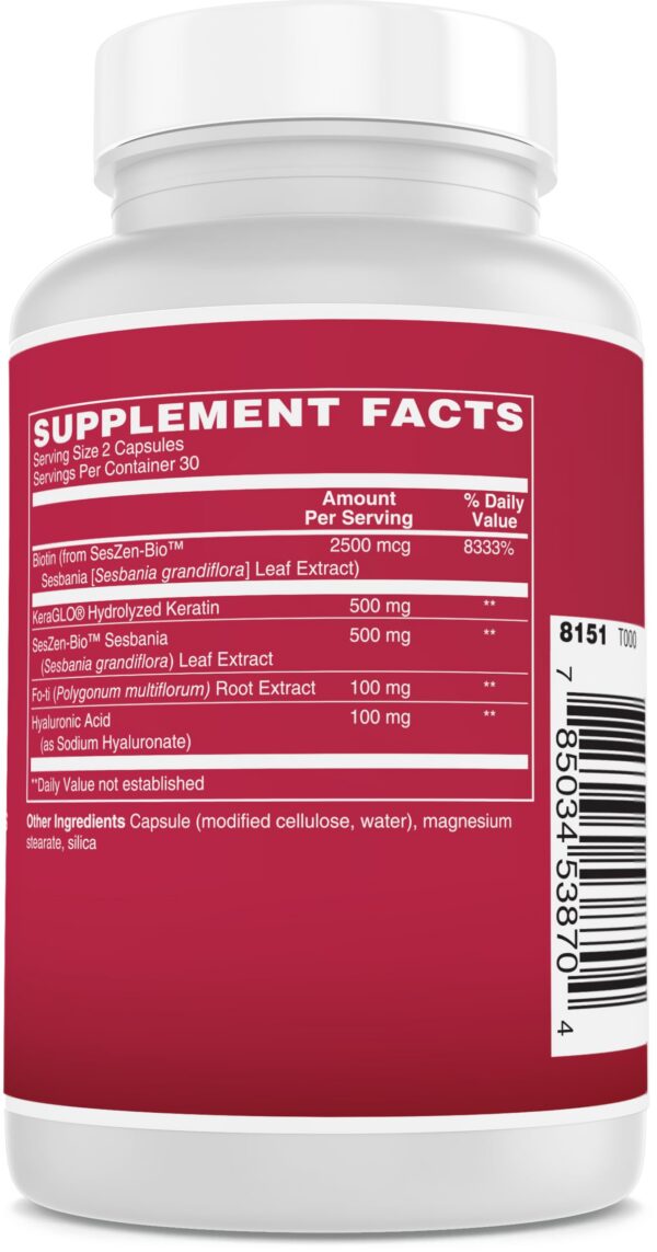 Etiqueta trasera con ingredientes