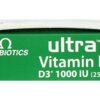 Etiqueta Ultra Vitabiotics vitamina D 96 tabletas