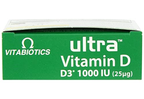 Etiqueta Ultra Vitabiotics vitamina D 96 tabletas