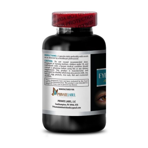 Etiqueta Vision Plus vitamina con zeaxantina para ojos y piel