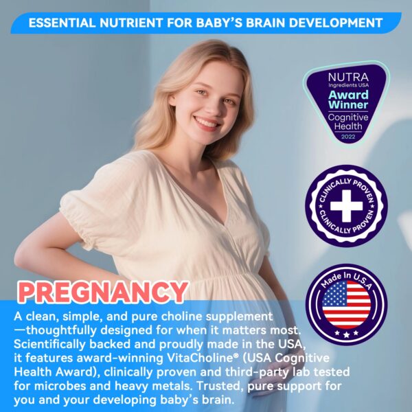 Etiqueta frontal VitaCholine 500 mg