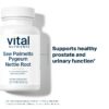 Version 1.0.0 Etiqueta Vital Nutrients Saw Palmetto suplemento próstata 60 cápsulas