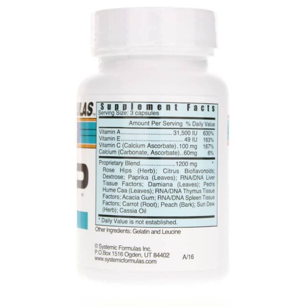 Etiqueta Vitamina ACP 60 cápsulas