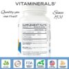 Etiqueta Vitaminerals Vitamina C 600 mg con bioflavonoides