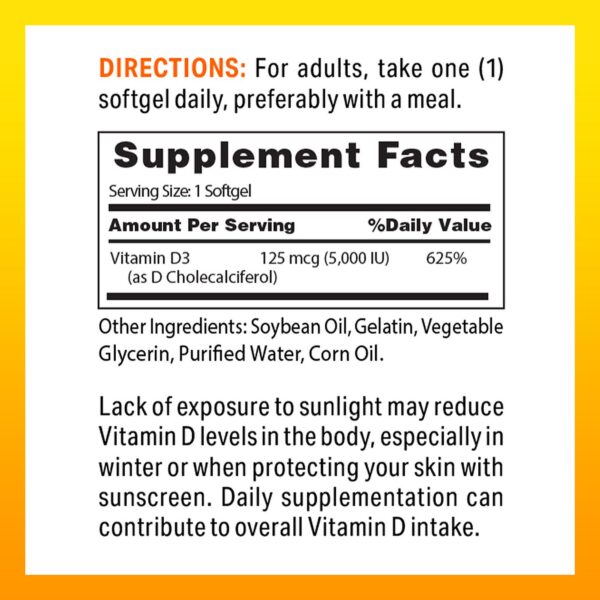 Version 1.0.0 Etiqueta del producto Vitamina D3 5000 UI