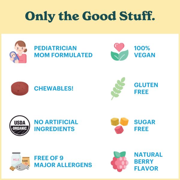 Etiqueta producto Vitamina D3 orgánica Mamadoc para niños