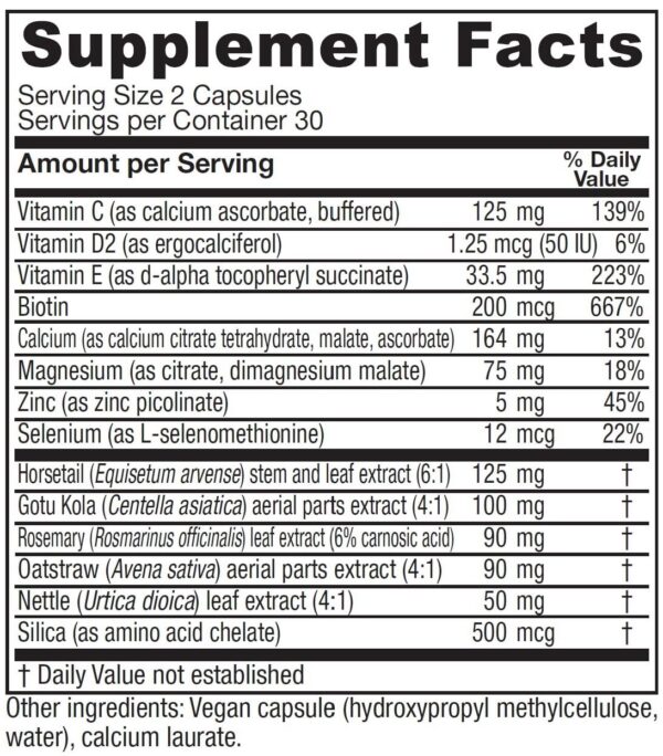 Etiqueta Vitanica Luminous suplemento vegano belleza natural