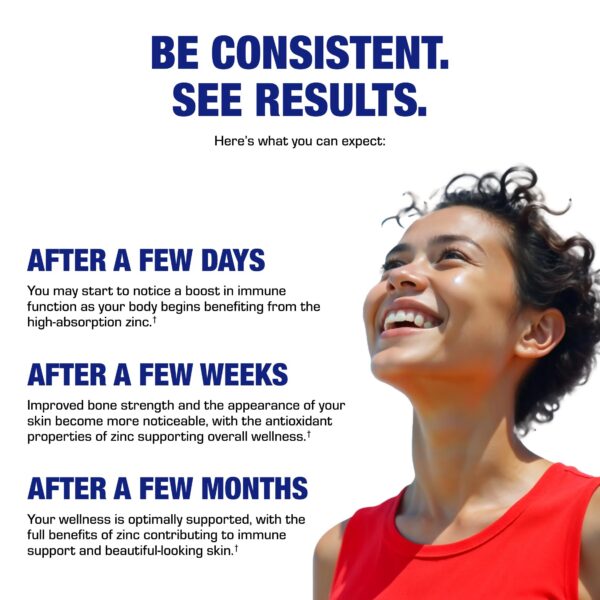 Etiqueta del suplemento zinc picolinato 30 mg