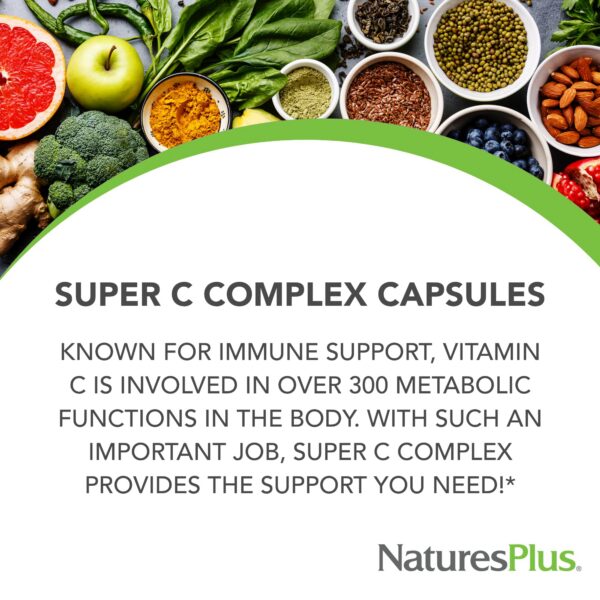 Etiquetas Natures Plus Super C Complex vehículo antioxidante