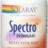 Detalle de etiquetas multivitamínico Solaray Spectro para mujer