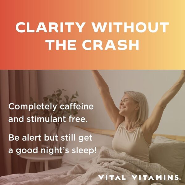 Etiquetas suplemento nootrópico Vital Vitamins 60 cápsulas