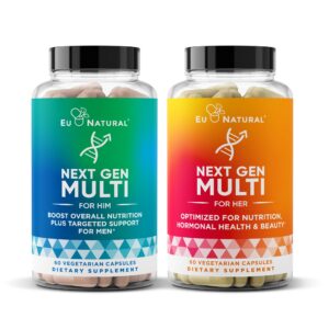 Frasco de Eu Natural Next Gen Multivitaminas - etiqueta frontal