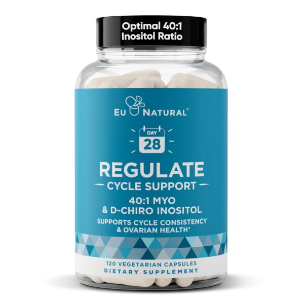 Frente de la etiqueta de Eu Natural Regulate Cycle