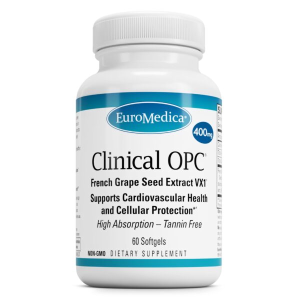 Euromedica OPC suplemento cardiovascular y enfoque 60 cápsulas