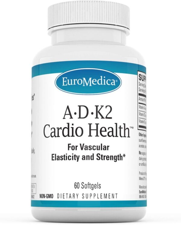 Version 1.0.0 Euromedica suplemento vitaminas a d3 k2 cardio salud botella