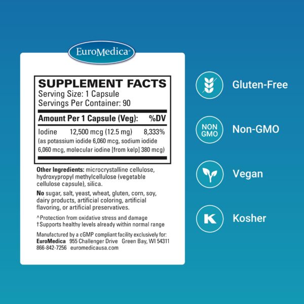 Etiqueta lateral de Tri-Iodine
