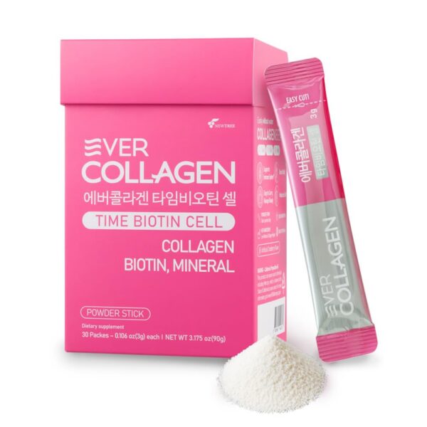 Version 1.0.0 Frasco EVER COLLAGEN TIME NEWTREE con etiqueta