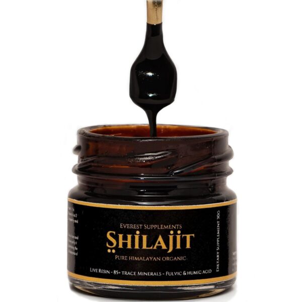Frente del envase Shilajit Resin Everest Supplements