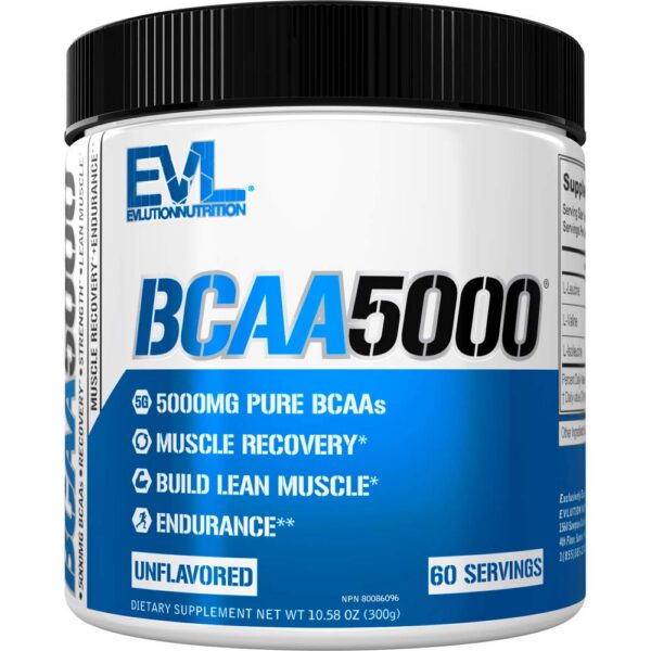 Polvo BCAA EVL para entrenamiento - frasco
