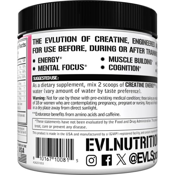 Conjunto de porciones y cucharones de EVL Creatine Energy