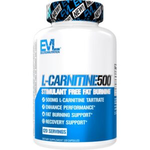 EVL L-Carnitine cápsulas frente del frasco