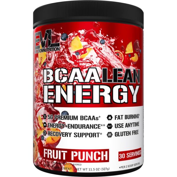 Frente del envase EVL Lean Energy BCAA