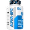 Frasco del suplemento Alpha GPC EVL Nutrition