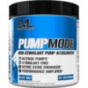 EVL PumpMode polvo preentrenamiento azul etiqueta