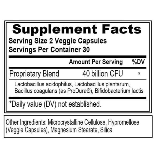Version 1.0.0 Suplemento probiótico Evlution Nutrition 60 cápsulas veganas