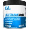 Frente del envase L-glutamina 5 g EVLution Nutrition