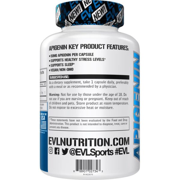 Suplemento herbal apigenina vegano y sin OGM Evlution Pure