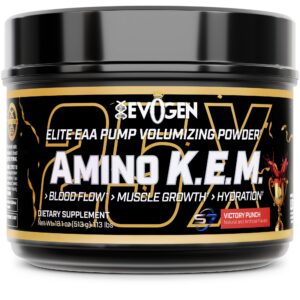 Envase de Evogen Amino K.E.M. con etiqueta