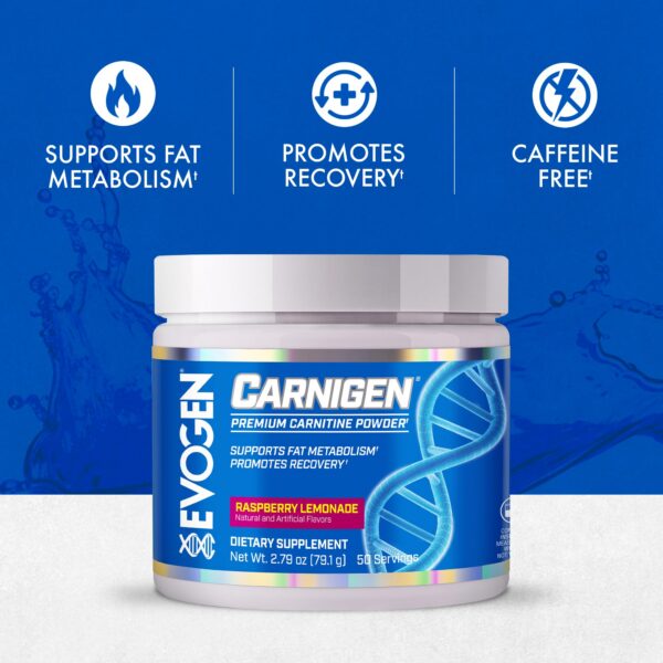 Version 1.0.0 Evogen Carnigen frasco con tapa